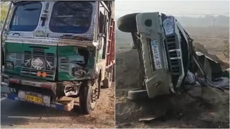 राजस्थान में दर्दनाक सड़क हादसा, ट्रक-बोलेरो की भिड़ंत, 4 की मौत, 2 घायल