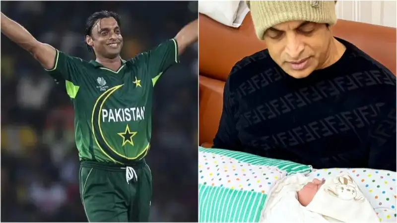 तीसरी बार पिता बने पाकिस्तान के पूर्व तेज गेंदबाज शोएब अख्तर