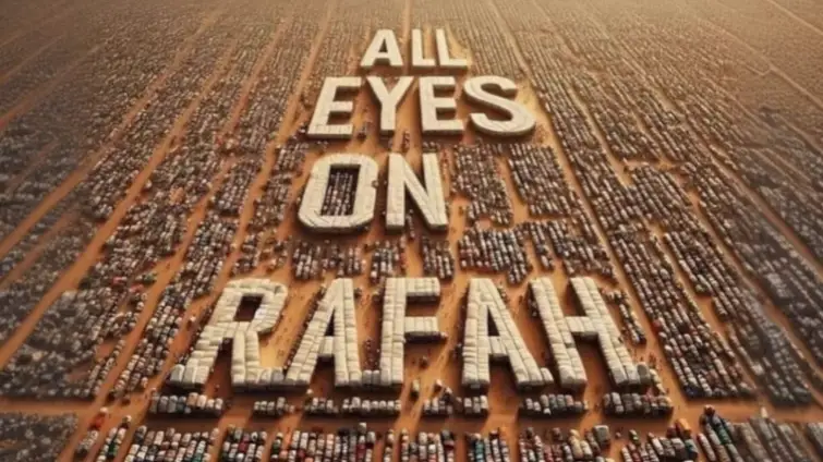 जानिए सोशल मीडिया पर क्यों ट्रेंड हो रहा 'All Eyes On Rafah'