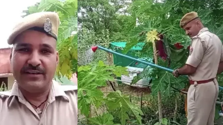 पुलिस कांस्टेबल Somveer Swami ने 'पेड़ लगाओ, पर्यावरण बचाओ' अभियान के तहत लगा दिए हजारों पौधे