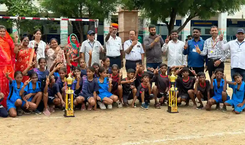 Pali जिला स्तरीय Handball खेलकूद प्रतियोगिता का हुआ समापन