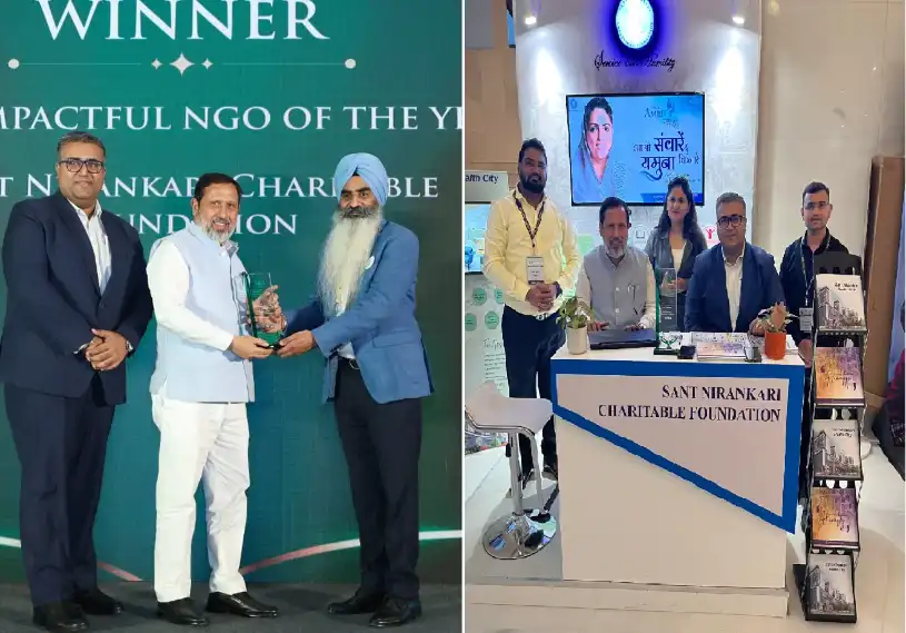 Sant Nirankari Charitable Foundation honored for public welfare service