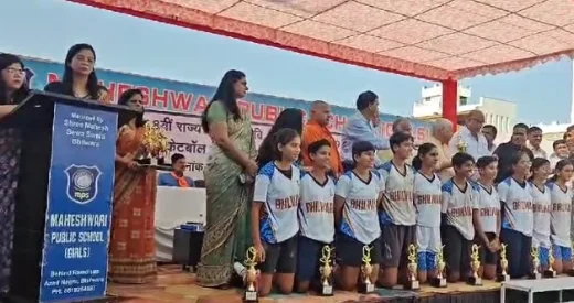 MPS Azad Nagar की मेजबानी में राज्य स्तरीय 17 व 19 वर्षीय Girls Basketbal प्रतियोगिता सम्पन्न