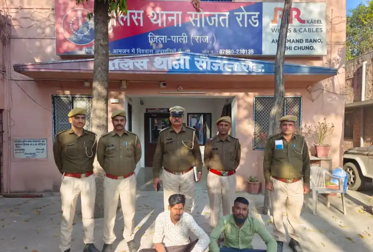 पुलिस ने नकबजनी की वारदात करने वाले दो आरोपियों को पक