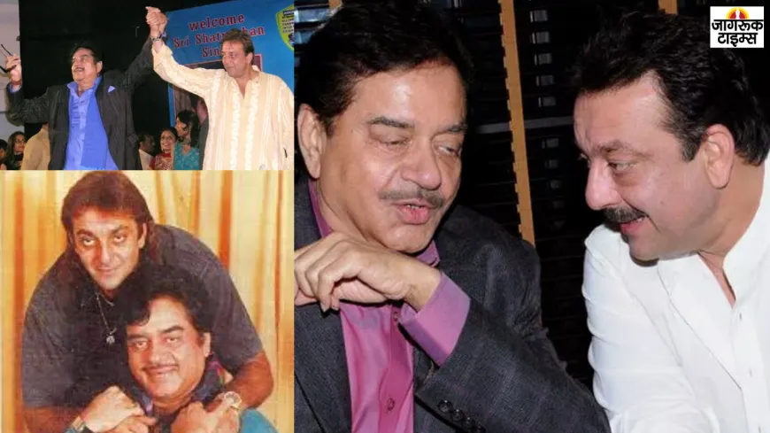 Shatrughan Sinha and Sanjay Dutt