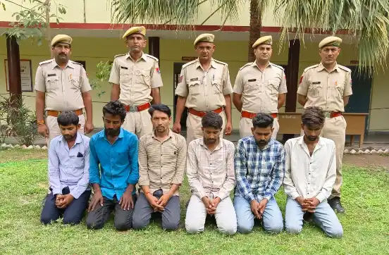 Bhinmal Police की बड़ी सफलता, दिनदहाड़े लूटकांड का पर्दाफाश, 6 आरोपी गिरफ्तार 2 लूटकांड का पर्दाफाश