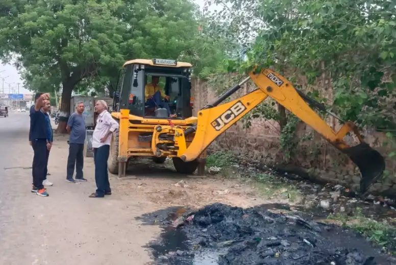 Barmer: विशेष अभियान के तहत नालों की सफाई,अवैध अतिक्रमण हटाने की कार्रवाई