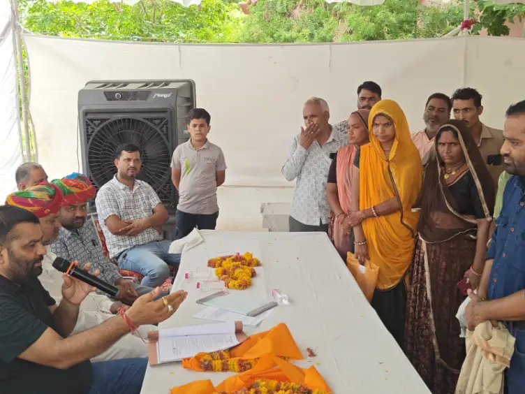 Bhilwara: मांडल MLA भड़ाणा ने जनसमस्याएं सुनते हुए अधिकारियों को दिए त्वरित निस्तारण के निर्देश