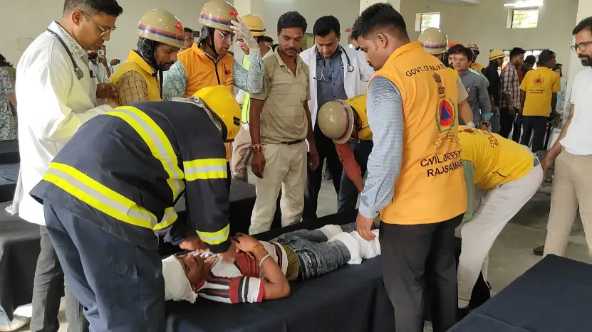 Rajsamand में Mock Drill का आयोजन, सभी टीमों ने दिखाई तत्परता, कलेक्टर ने की सराहना