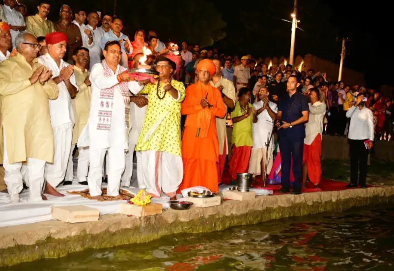 CM Bhajan Lal Sharma ने जैसलमेर में 'वंदे गंगा अभियान' का किया समापन
