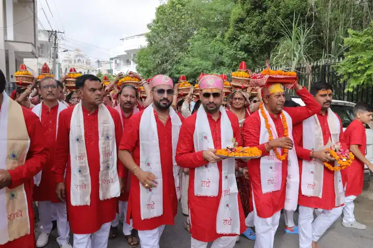 Bhilwara: सूर्य महल मे हुआ श्रीमद् भागवत कथा ज्ञानयज्ञ का भव्य शुभारंभ