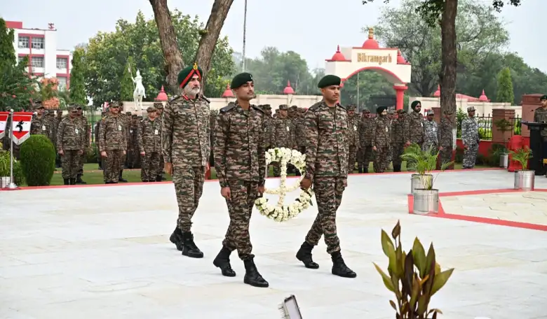 चेतक कोर ने मनाया अपना 47वां स्थापना दिवस