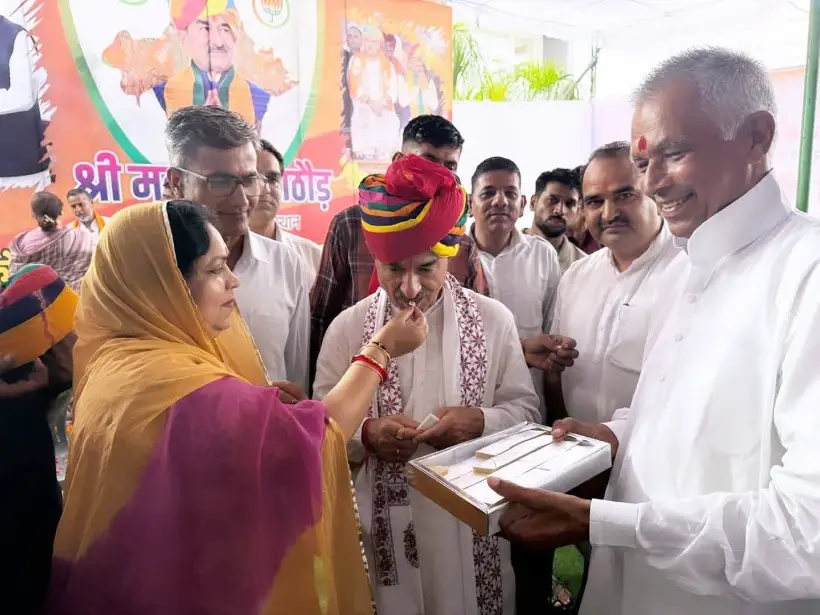 Pali: सादगी और श्रद्धा के साथ मनाया गया भाजपा नेता Madan Rathore का जन्मदिन