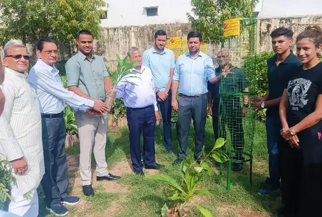 Bhilwara: संगम उद्योग समूह द्वारा 1 लाख पौधे एवं 5 हजार ट्री गार्ड वितरण अभियान का शुभारंभ
