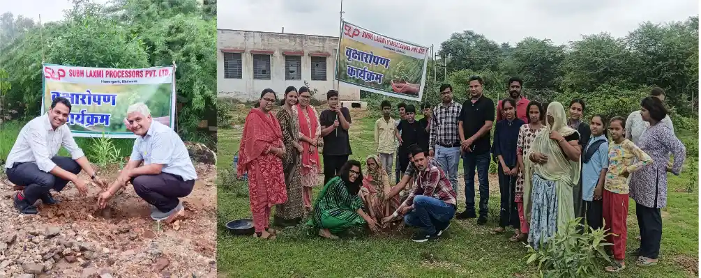 Bhilwara: औज्याड़ा स्थित विद्यालय मे लगाये 300 पोधे, स्टूडेंट्स को दिलाया देखभाल करने का दिलाया संकल्प