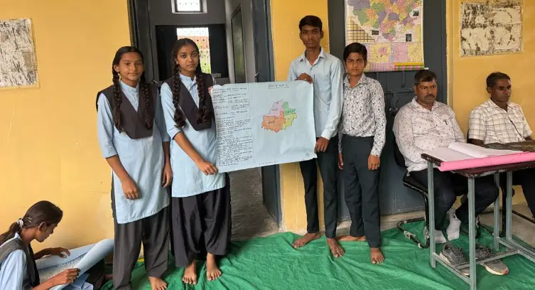 Rajsamand: गवारडी मे विद्यार्थियों ने ' बस्ता मुक्त शनिवार', 'No Bag Day' मनाया