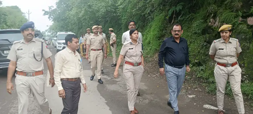 Rajsamand : रामदेवरा यात्रा मार्गों का जिला कलक्टर एवं पुलिस अधीक्षक द्वारा संयुक्त निरीक्षण