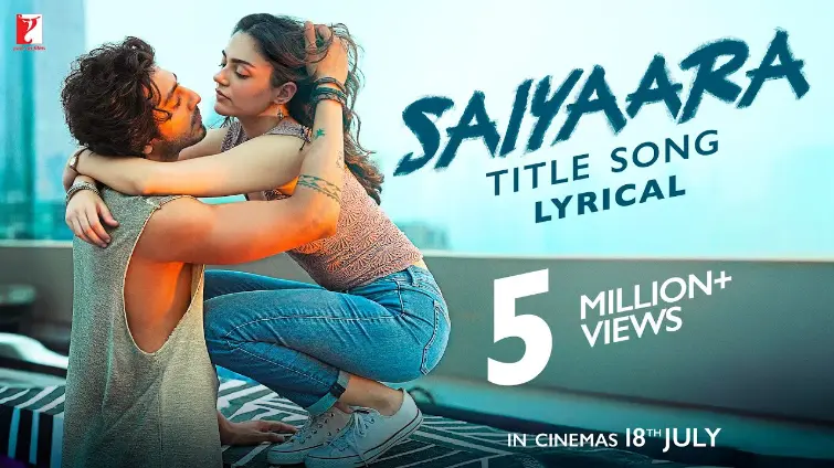 YRF का ‘Saiyaara’ बना स्पॉटिफाई ग्लोबल टॉप 50 चार्ट पर टॉप 7 में पहुंचने वाला पहला बॉलीवुड गाना!
