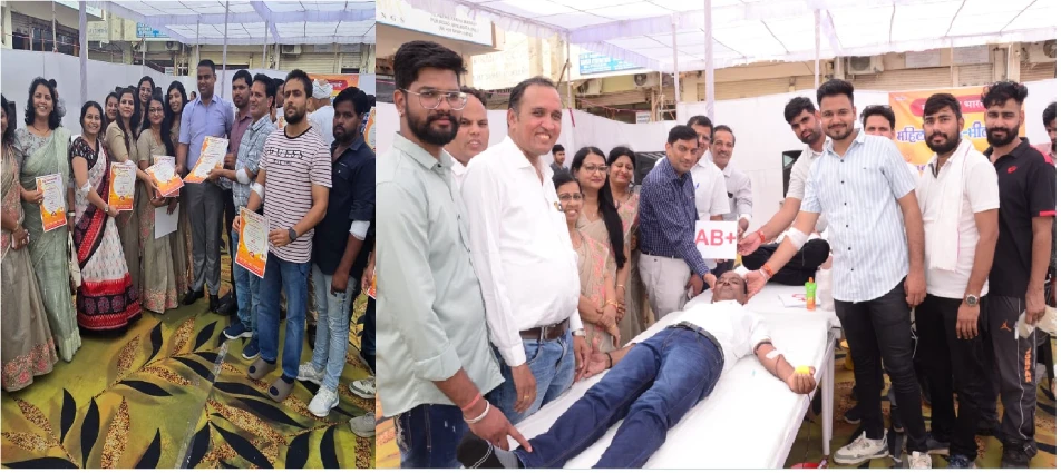 Bhilwara : लघु उद्योग भारती महिला इकाई का रक्तदान शिविर सफल, 106 यूनिट रक्त एकत्रित 10 WhatsApp Image 2025 09 19 at 5