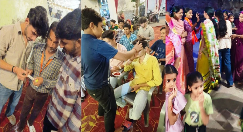 Bhilwara में गरबा पंडाल मे आधार कार्ड के साथ हो रहा प्रवेश, तिलक से होगा स्वागत 8 WhatsApp Image 2025 09 23 at 5 3