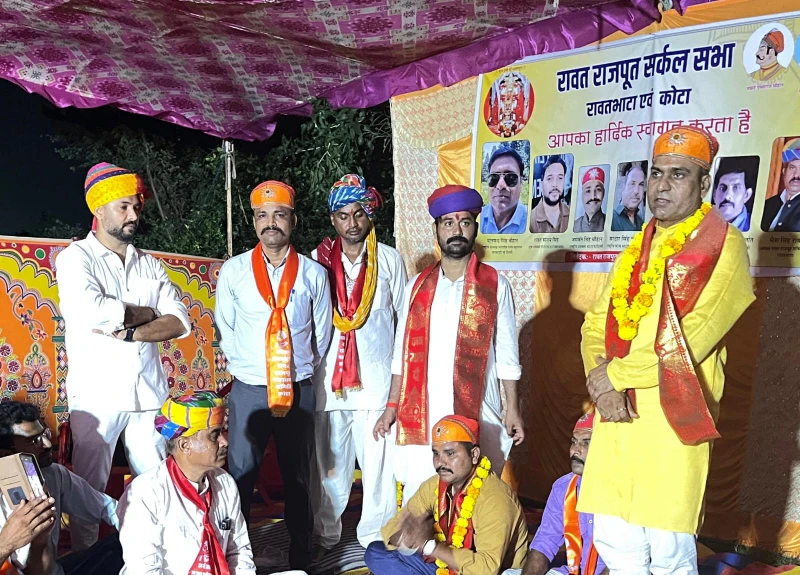 Rajsamand : आशापुरा माता कोटा व रावतभाटा में नेजा चढ़ाया, समाज के कुशलता की कामना 3 WhatsApp Image 2025 09 30 at 6