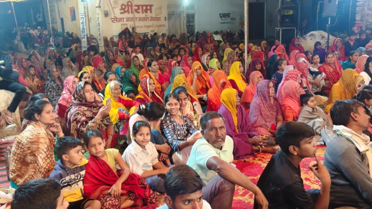 Rajsamand : नौगामा में तेजाजी खेल मंचन के दूसरे दिन हुए कई मार्मिक प्रसंग 4 WhatsApp Image 2025 10 13 at 2 1